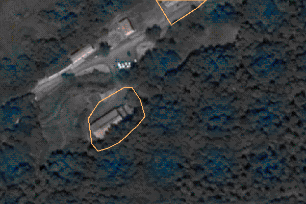Foto aerea dell'area di pertinenza