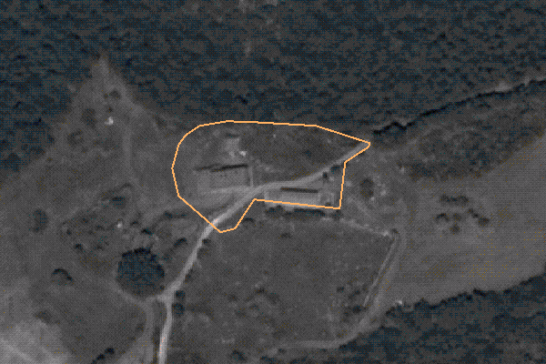Foto aerea dell'area di pertinenza