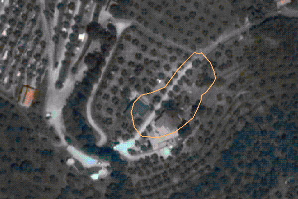 Foto aerea dell'area di pertinenza