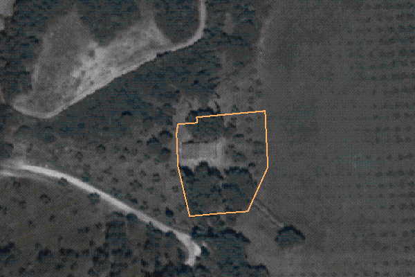 Foto aerea dell'area di pertinenza